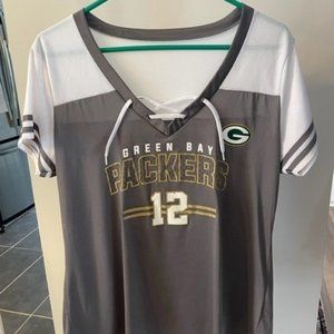 Aaron Rodgers - Green Bay - Ladies Fit Jersey Top - NFL